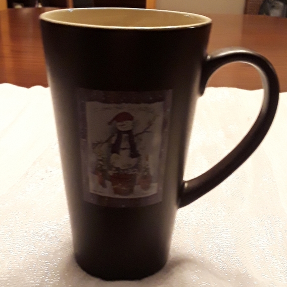 ♥️ANTIQUE♥️Hot Choclate Snowman Mug - Picture 1 of 4